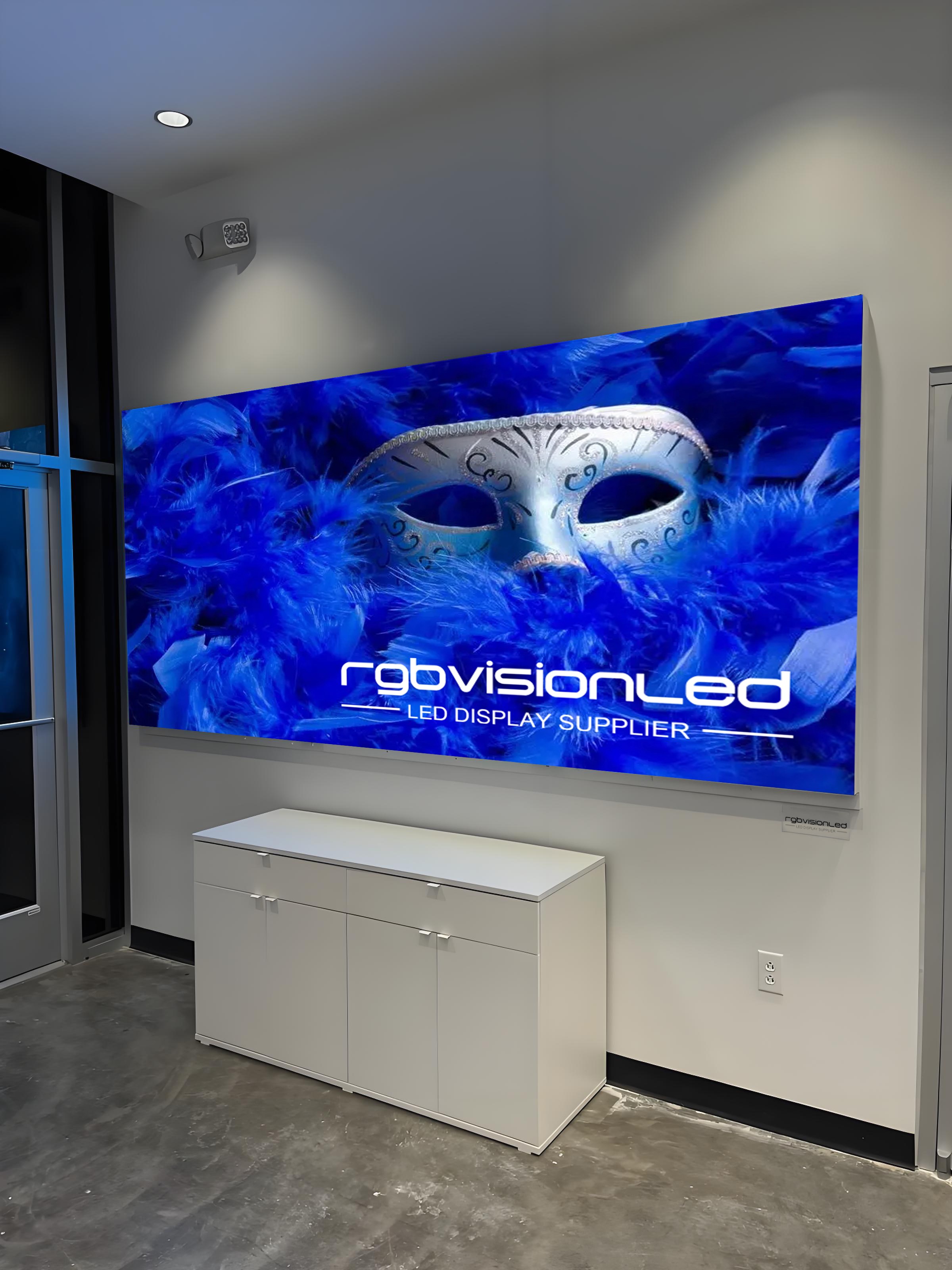 Rgbvisionled T-wall P1.25-GOB with 2.4x1.35m (16:9 aspect ratio)