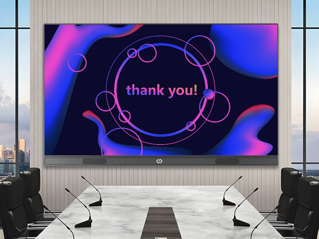 164 inches i-Con smart meeting room COB LED interactive screen